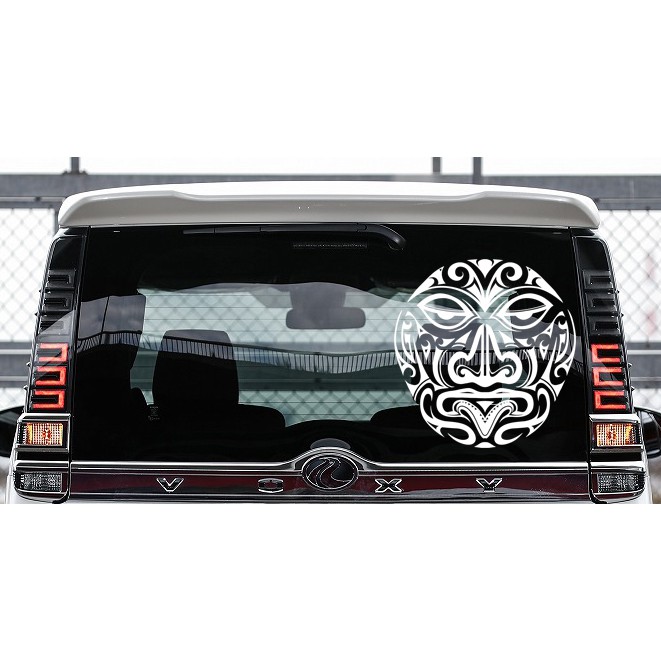 stiker mobil motif wajah custom cutting stiker murah