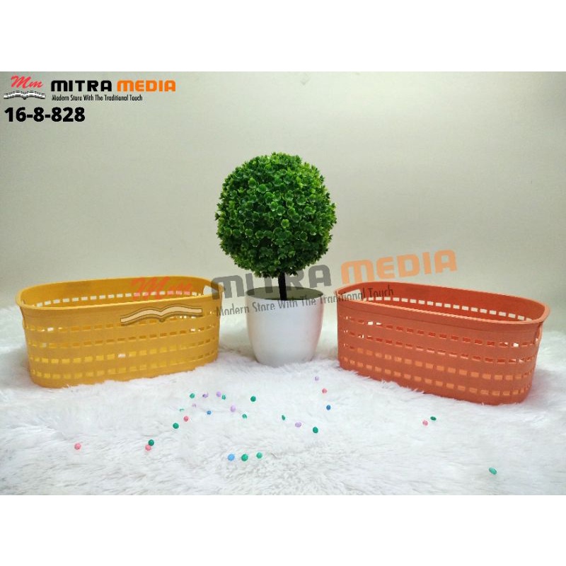 KERANJANG PLASTIK 6828/KERANJANG SERBAGUNA /STORAGE BOX/BAKUL PLASTIK/BAKUL SERBAGUNA/PENSTAN KERANJ