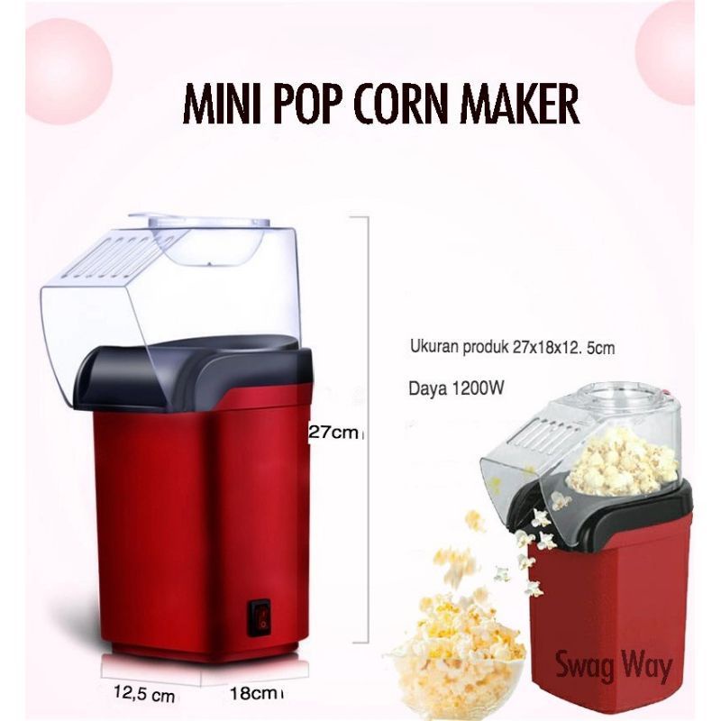 Mesin Popcorn Mini Alat Pembuat Popcorn Maker Mini Popcorn Microwave