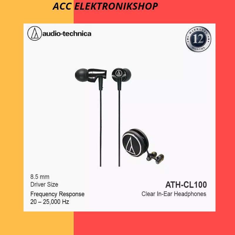 Earphone Audio Technica CLR 100 BK