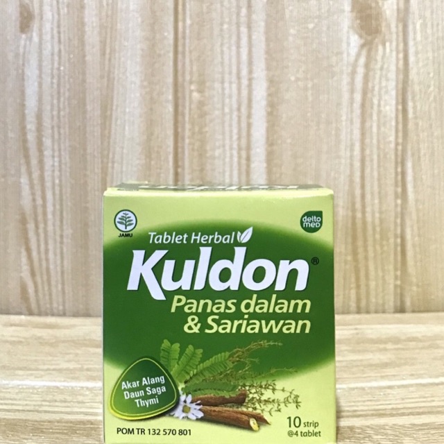 KULDON SARIAWAN Tablet 1 Strip | Meredakan Panas Dalam | Mengatasi Sariawan