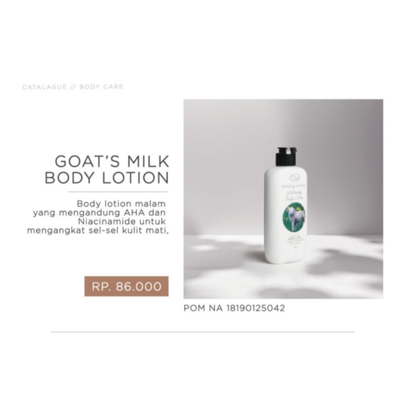 Ella goat's body lotion