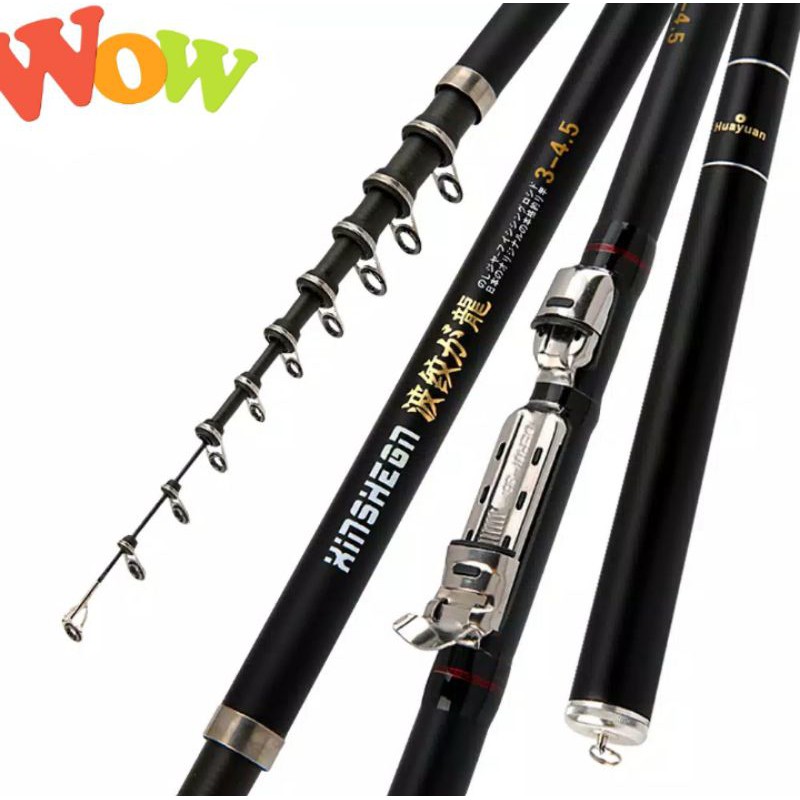 Joran teleskopik Carbon Import Hard Action