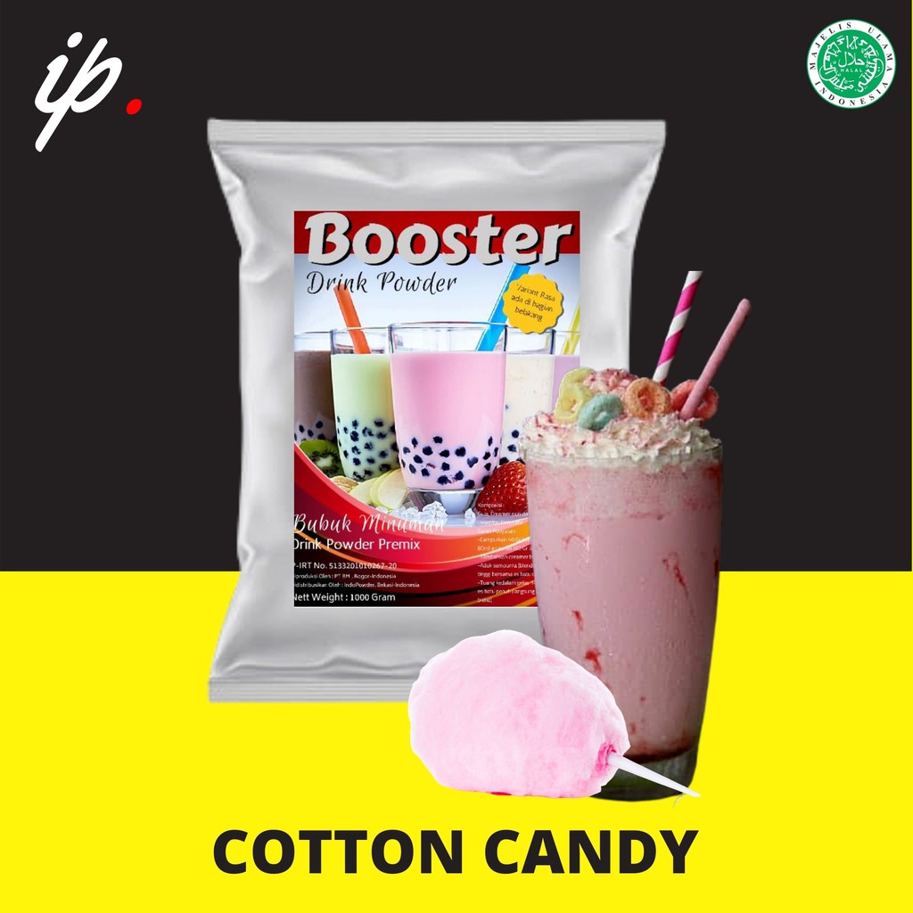 Bubuk COTTON CANDY 1 Kg / Bubuk Minuman COTTON CANDY 1Kg / COTTON CANY Bubuk / Powder COTTON CANDY