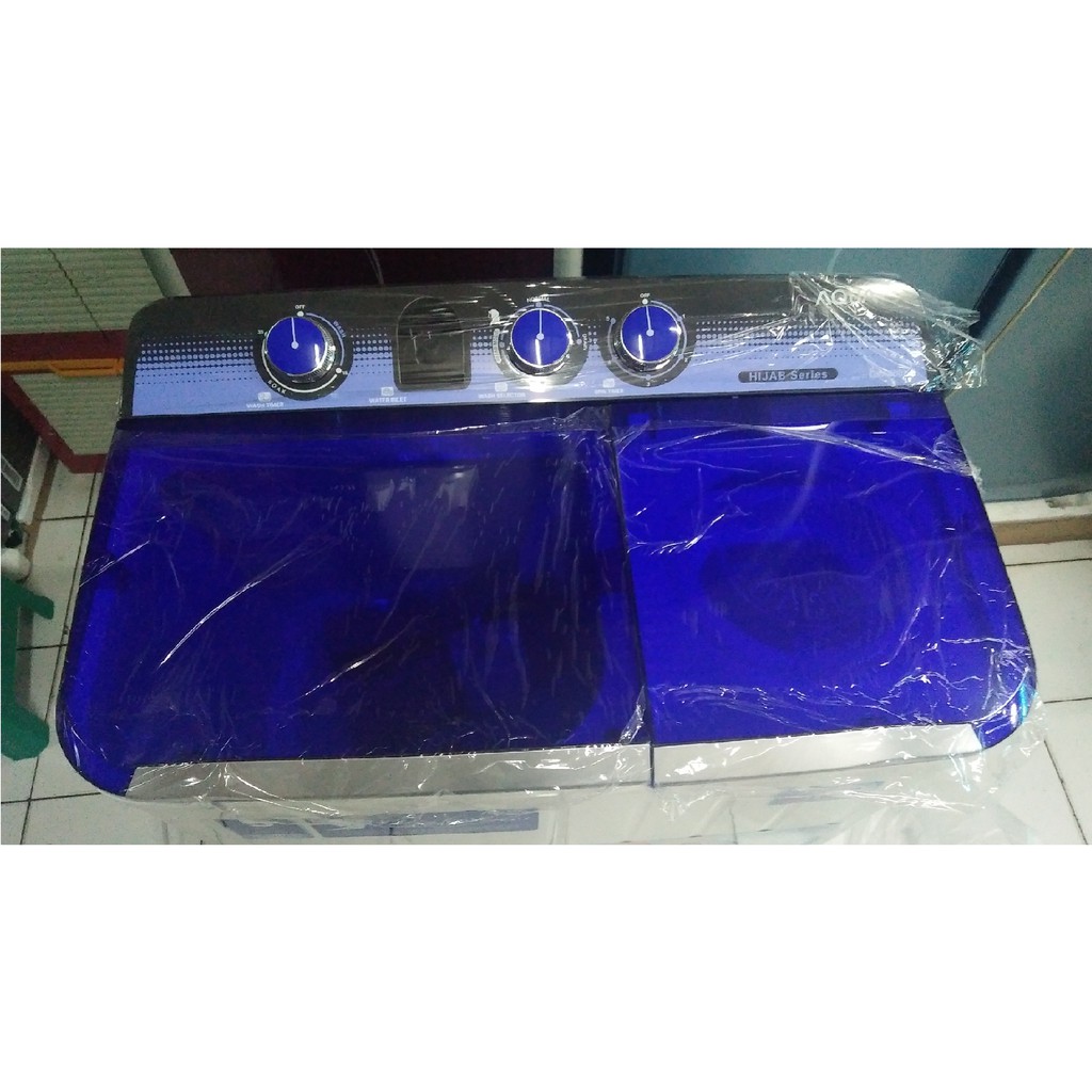 Mesin Cuci Aqua 2 tabung 10 kg QW-1080XT QW 1080 XT 1080XT QW1080XT QW1080