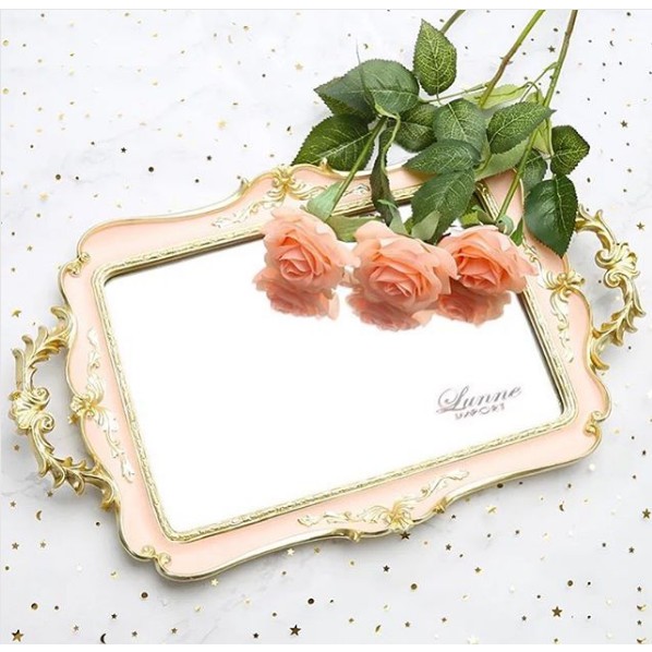 NAMPAN RESIN KACA CANTIK KUALITAS PREMIUM/TRAY/KADO MEWAH