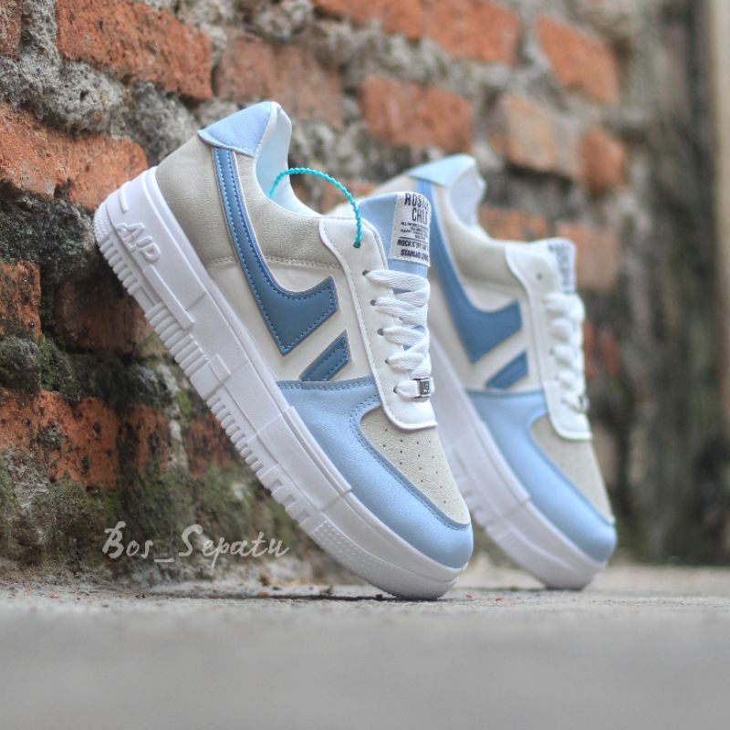 ORIGINAL IMPORT SEPATU PUTIH WANITA FULL WHITE SNEAKERS KETS CASUAL SPORT RUNNING WOMEN SHOES KOREAN STYLE GIRL AIR FORCE 1 ONE-5