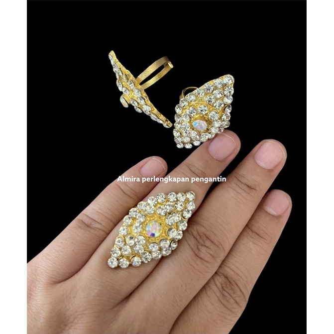 cincin pengantin (cincin manten) model oval dan bulat