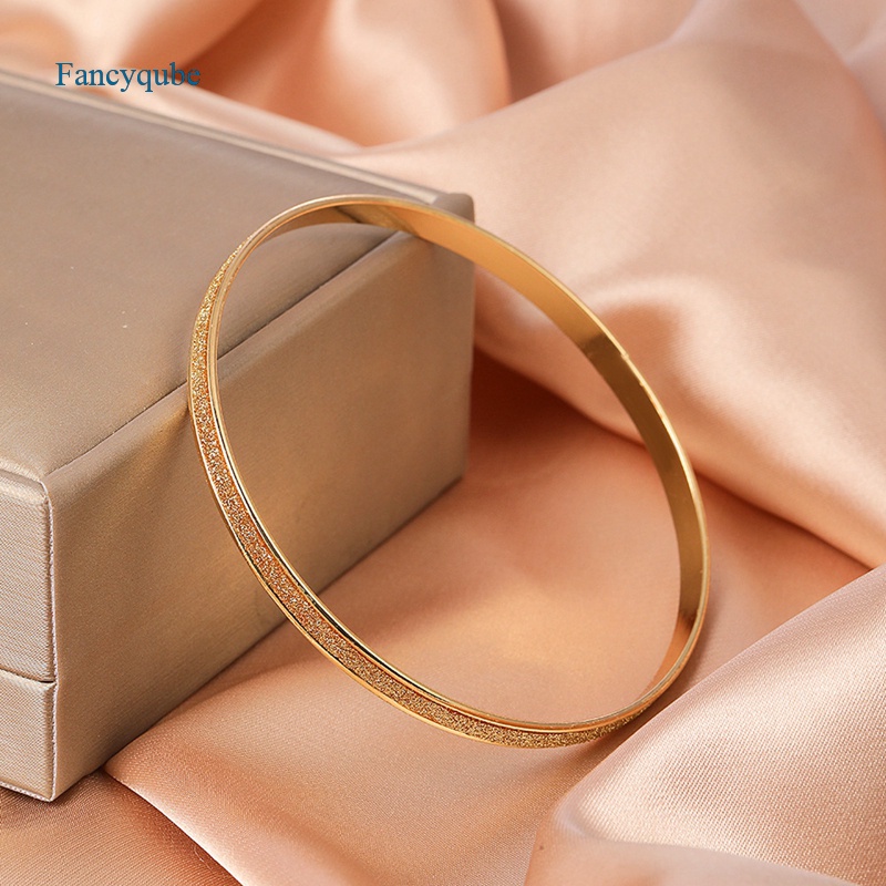 Fancyqube Gelang Emas 24k Wanita Untuk Hadiah Hari Ibu