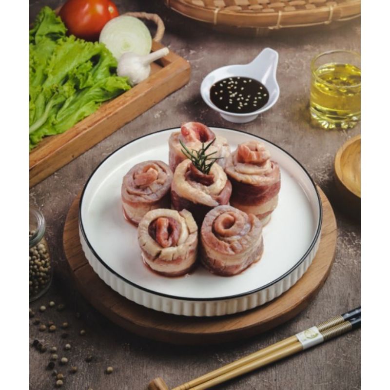 

Dragon Karubi US Sliced Marbly Juicy Potongan 0.5cm & 1 cm 500gr