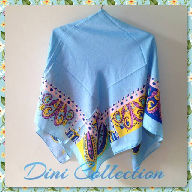 JILBAB SEGI EMPAT KATUN MOTIF EMBOS