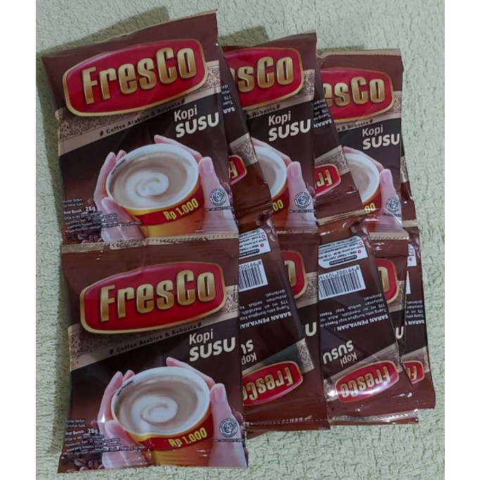 

Fresco kopi susu 10 sachet 28 gram