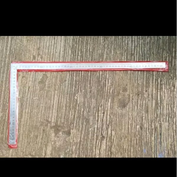

Penggaris Siku 500 x 250 x 2.0 Mm - Pasekon Meteran Siku Tukang