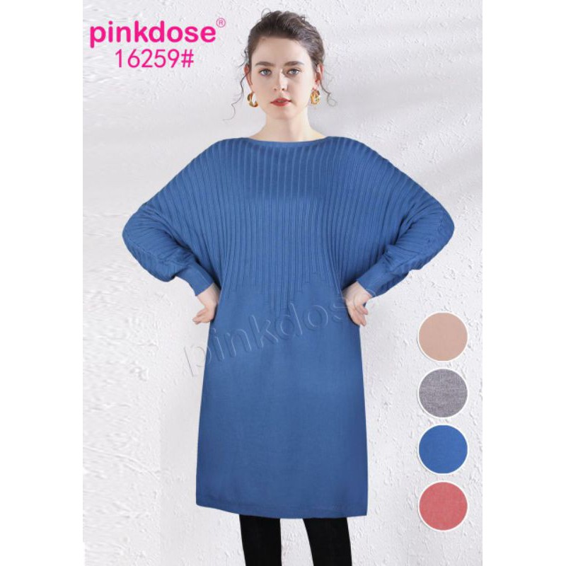 Pinkdose tunik/dress batwing rajut 16259