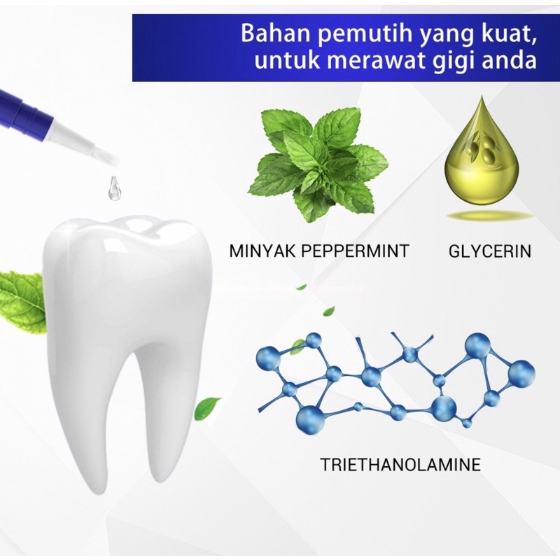 BREYLEE Teeth Whitening Powder/Pemutih Gigi BPOM