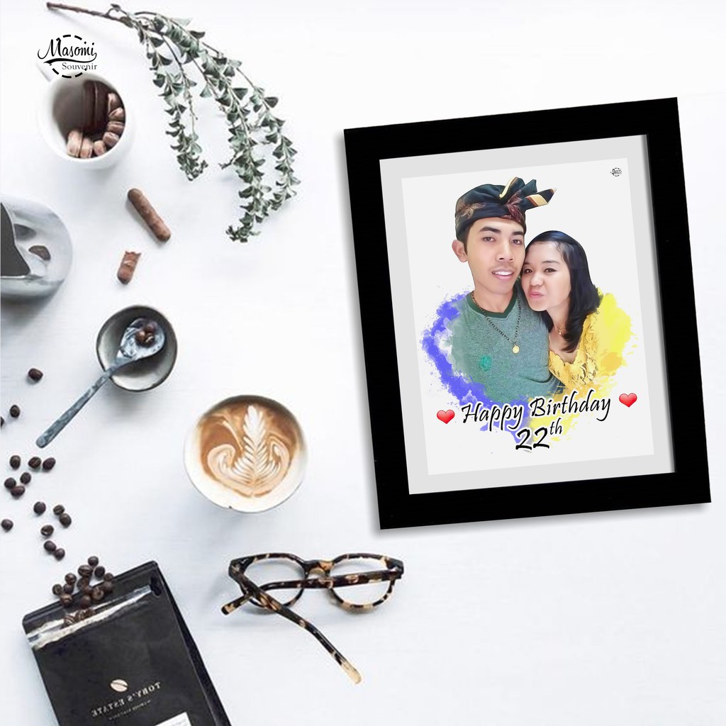 

Kado ultal, kado wisuda, kado wedding. Ukuran 25x30cm