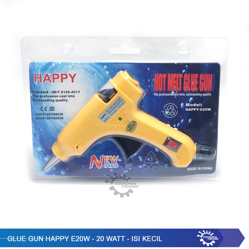 Glue Gun Happy E20 Watt - Isi Kecil