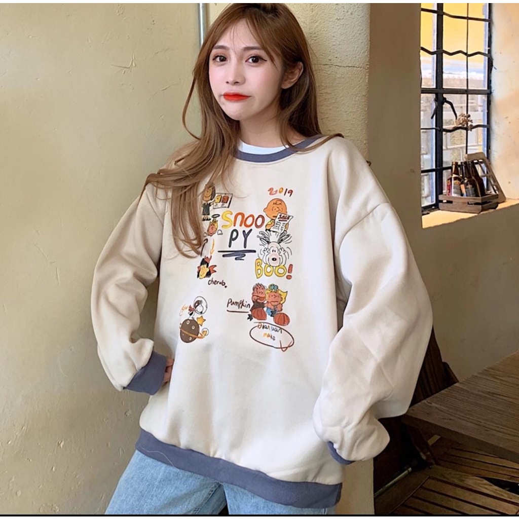 NEW SNOOPY 2019 CREWNECK MAT FLEECE (V1)