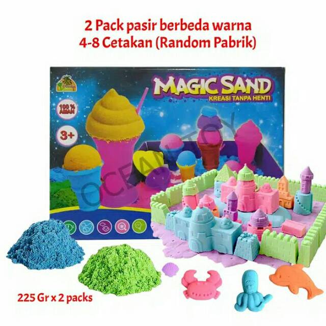 [ MAINAN ANAK ] PASIR KINETIK / Maianan Pasir Kinetik