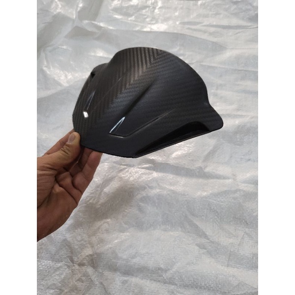 visor beat carbu karbu full karbon carbon bahan tebal