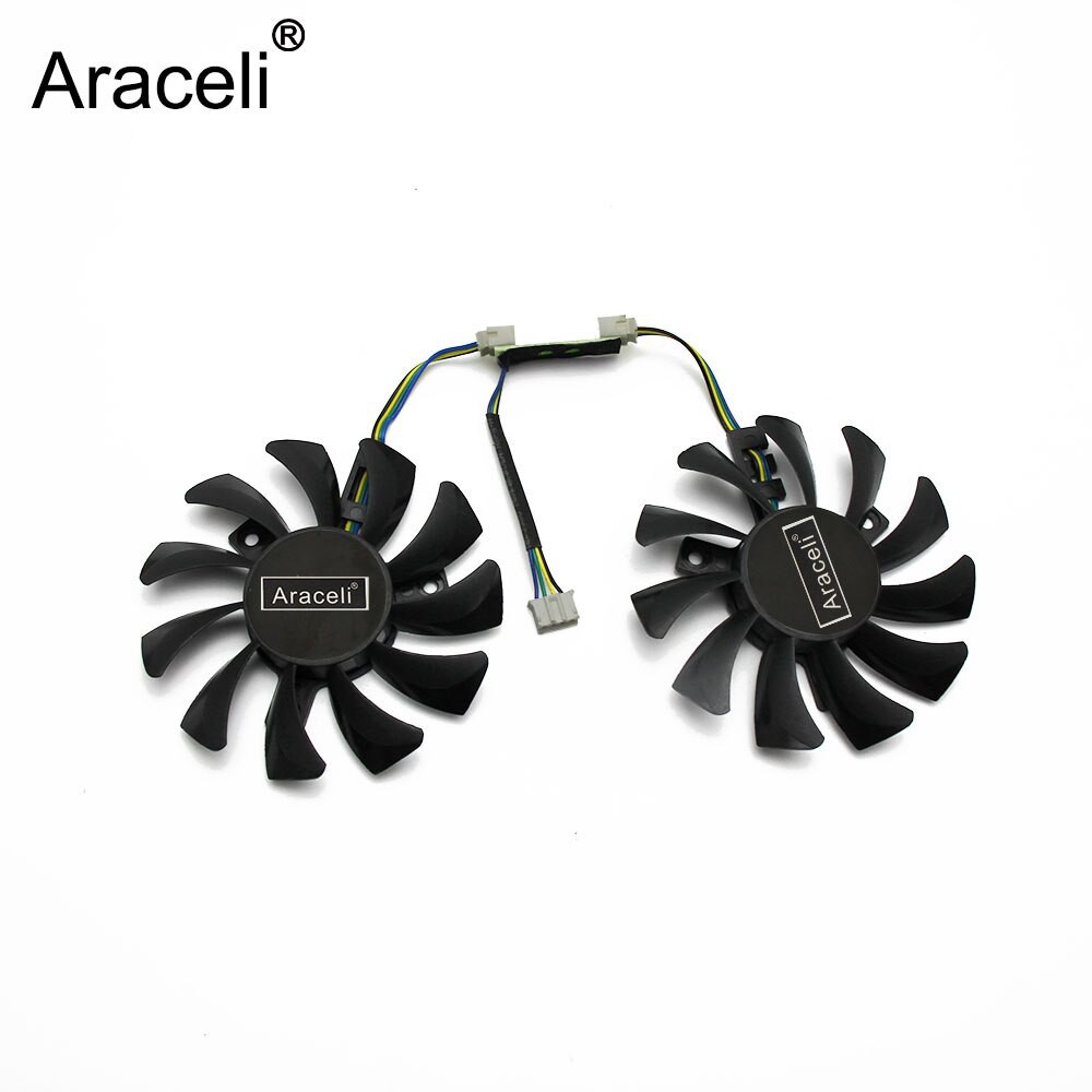 IMPORT 75MM GA81S2U GA81O2U 40mm GTX970 Cooler Fan Replacement For ZOTAC GTX 660Ti 650Ti BOOST GTX