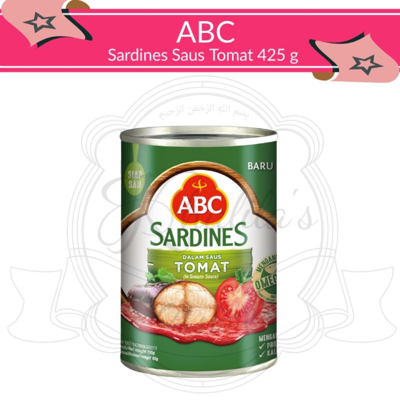 

Sarden ABC Saus Tomat 425 g