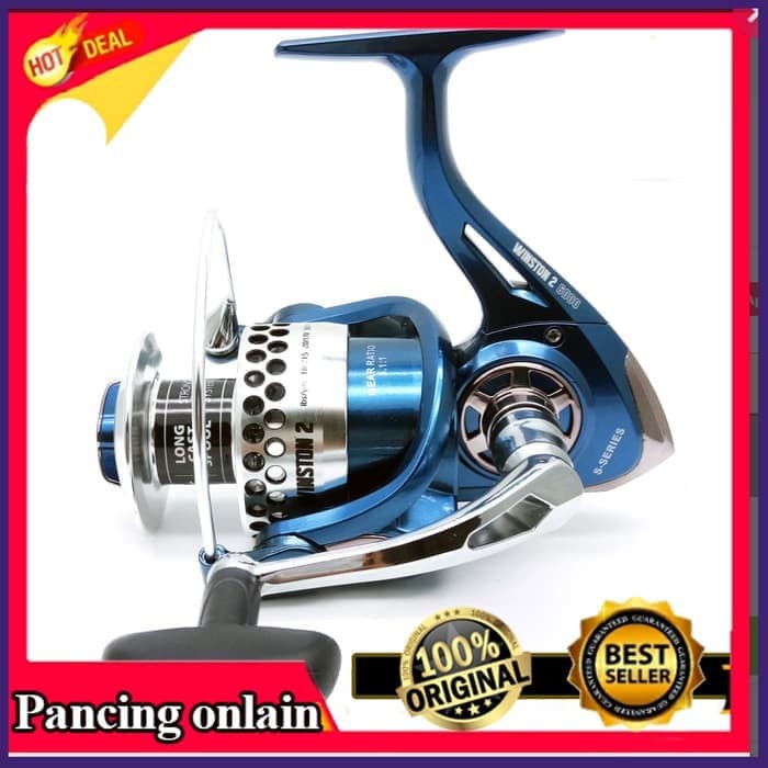 Reel Pancing Reel 6000 Versus Winston II 6000 11+1 BB alat Pancing AP-395
