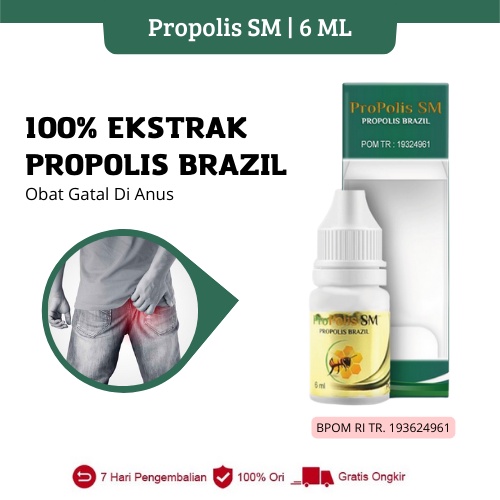 Propolis SM - Obat Gatal Di Anus, Salep Anus Gatal, Pruritus Ani, Gatal Di Lubang Dubur, Kulit Merah