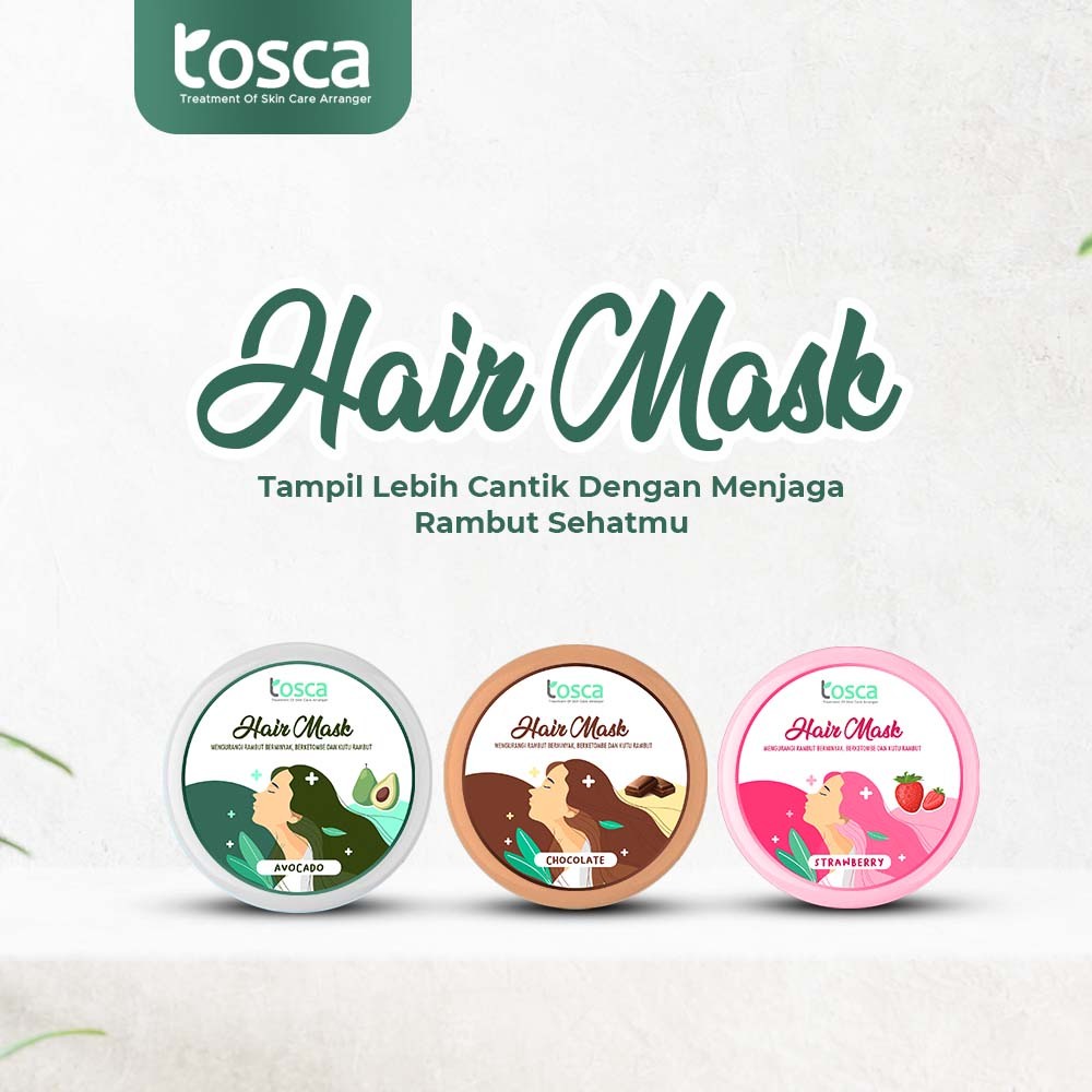 HAIR MASK CREAMBATH ALA SALON TOSCA MASKER RAMBUT PREMIUM