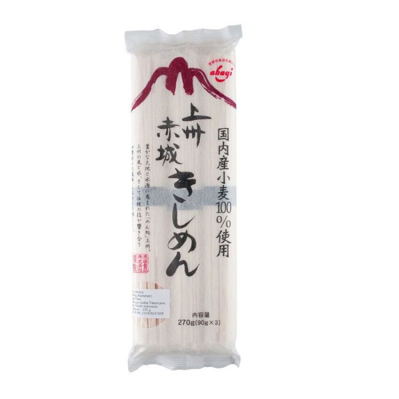 JOSHU AKAGI Dry Noodle Soba Ramen Udon 270g │ Mie Kering Import Jepang Somen Kishimen