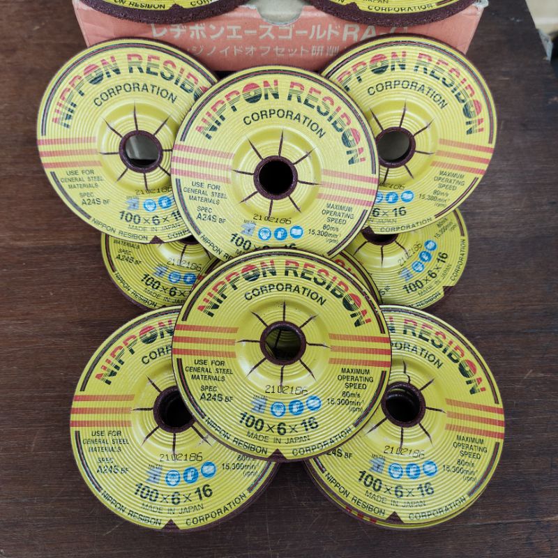 BATU NIPPON RESIBON 4 INCH / BATU POLES NIPPON RESIBON 4 INCH / BATU ASAH TEBAL POLES RESIBON / BATU