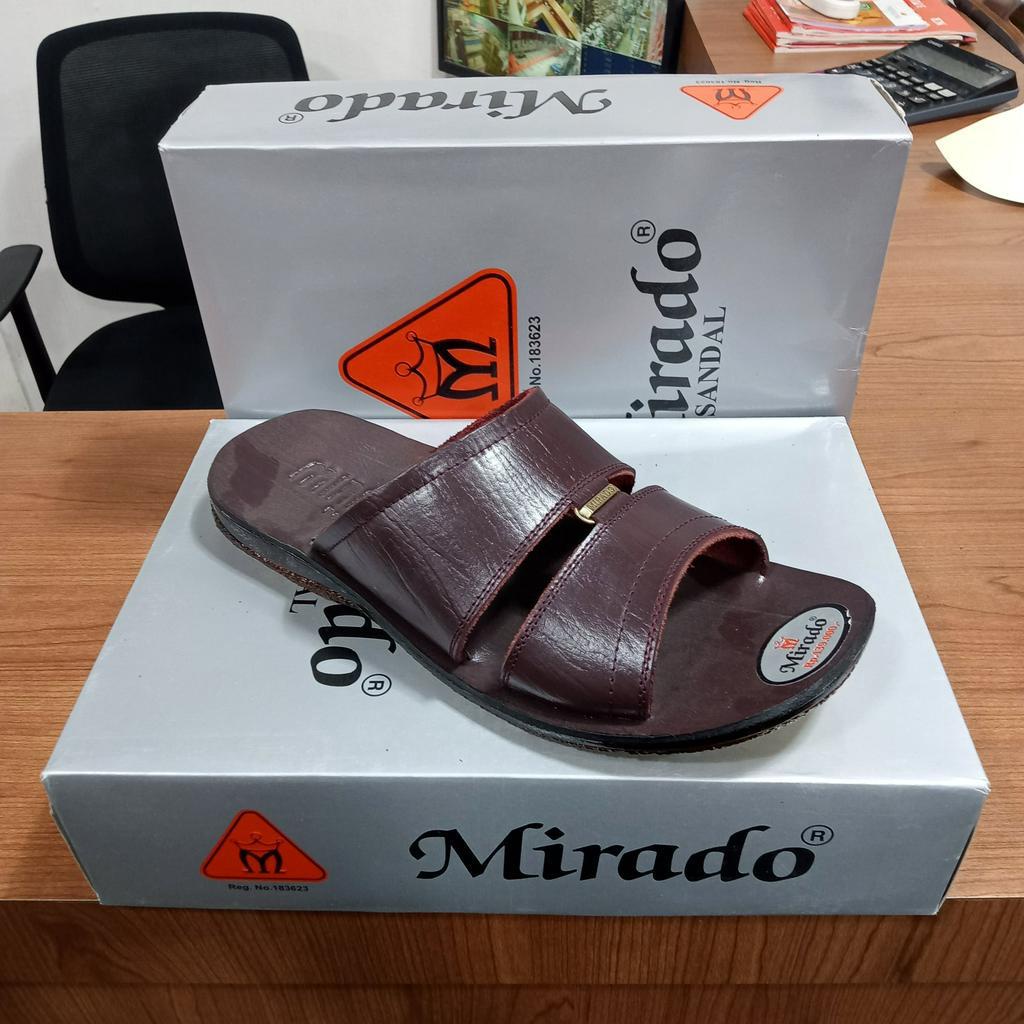 Mirado 008 sandal slide pria kulit asli classic series sandal pria mirado kulit asli original