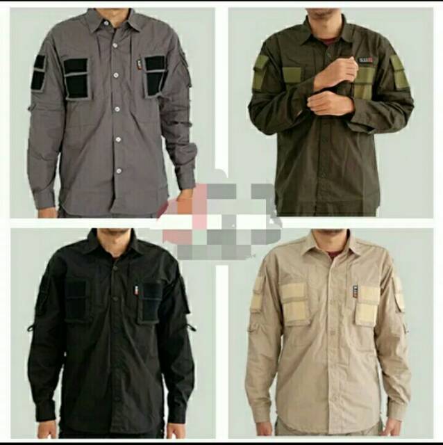 (COD)baju lapangan/baju tactical/kemeja tactical/kemeja lapangan gunung outdoor