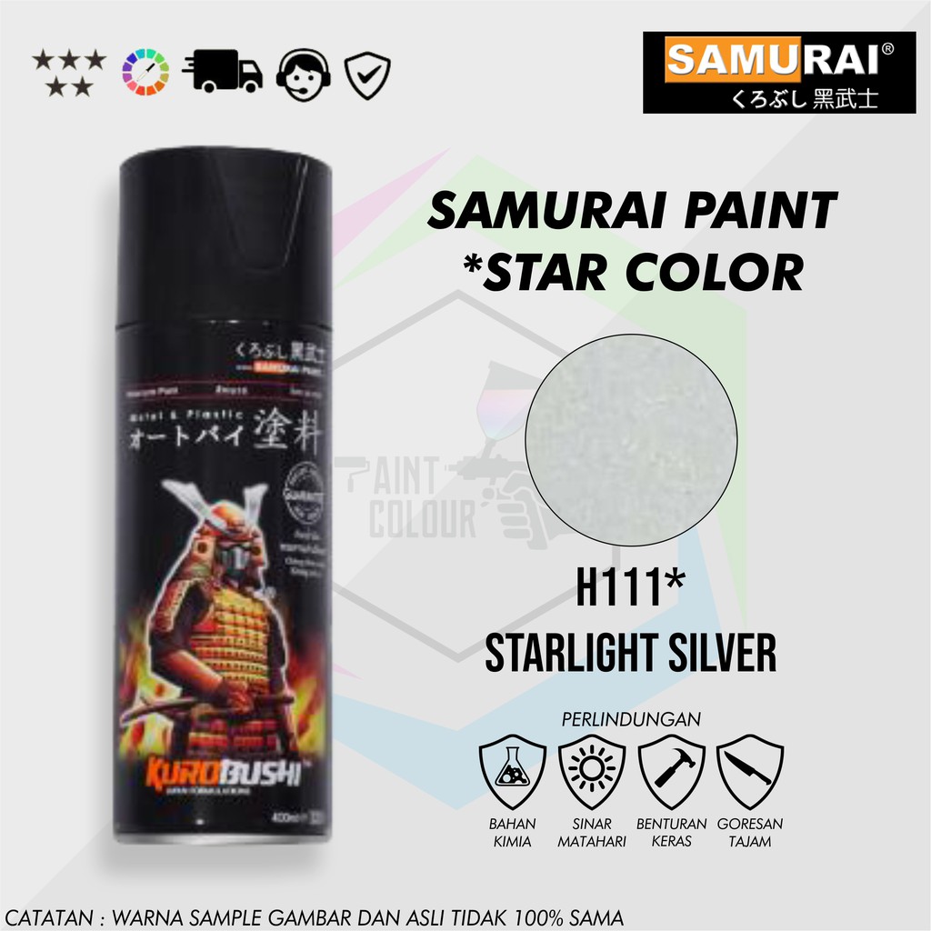 Samurai Paint H111* Starlight Silver Semprot