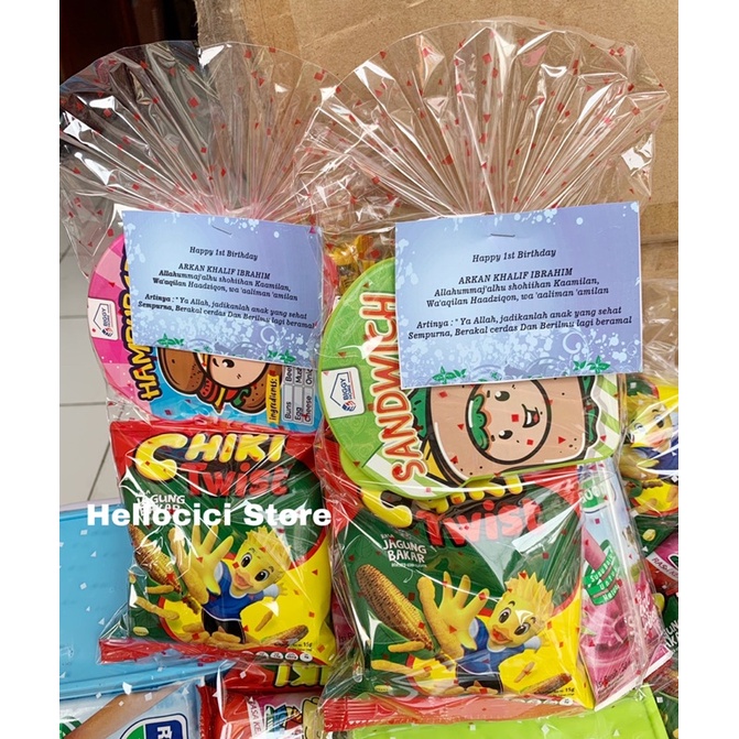 

PARCEL BINGKISAN SNACK + LUNCH BOX KEMASAN ULTAH