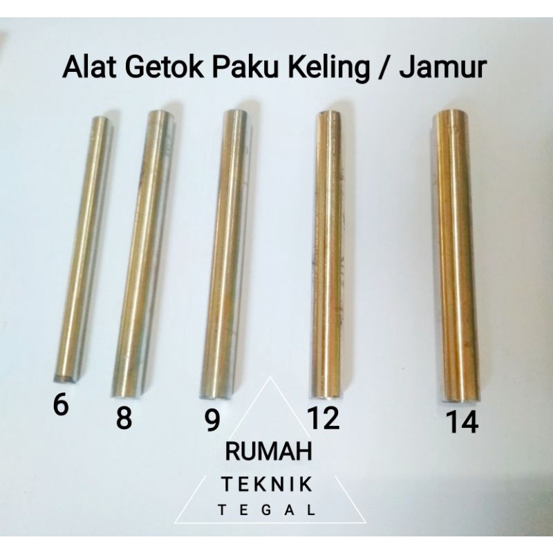 Alat Getok / Panotog Paku Keling Pipih dan Jamur