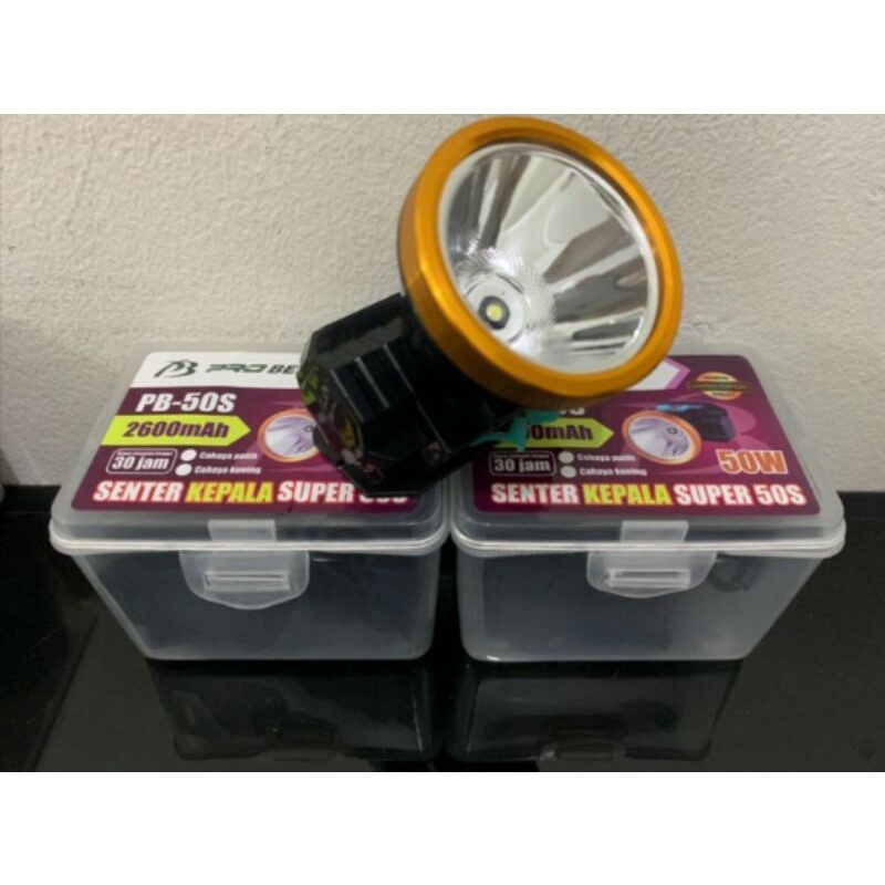 Cod Senter kepala Probest 50watt bisa bayar ditempat