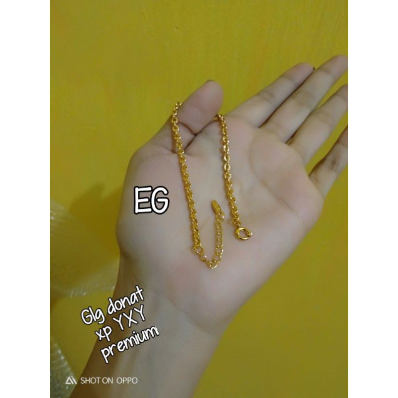 Gelang tangan xuping rante donat