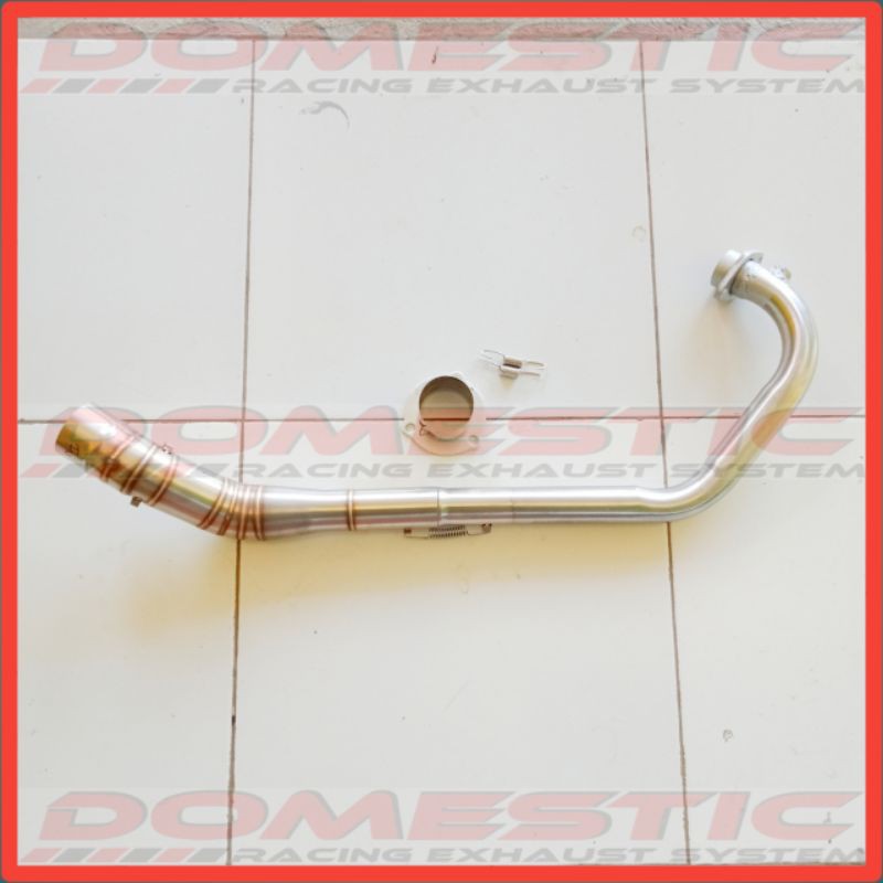 LEHER KNALPOT RACING SATRIA FU PLUS ADAPTOR / LEHER SATRIA FU / LEHER KNALPOT SATRIA FU KARBU