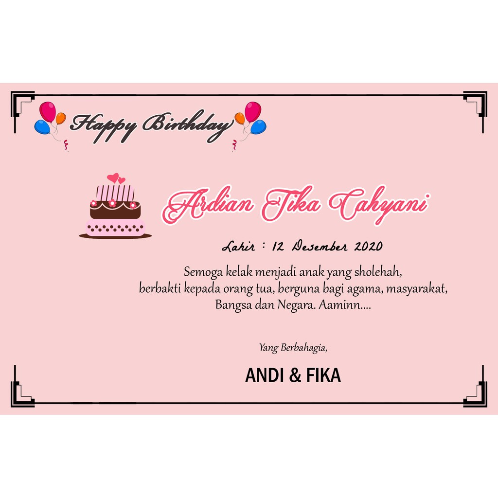 

KARTU SYUKURAN ULANG TAHUN SIMPLE