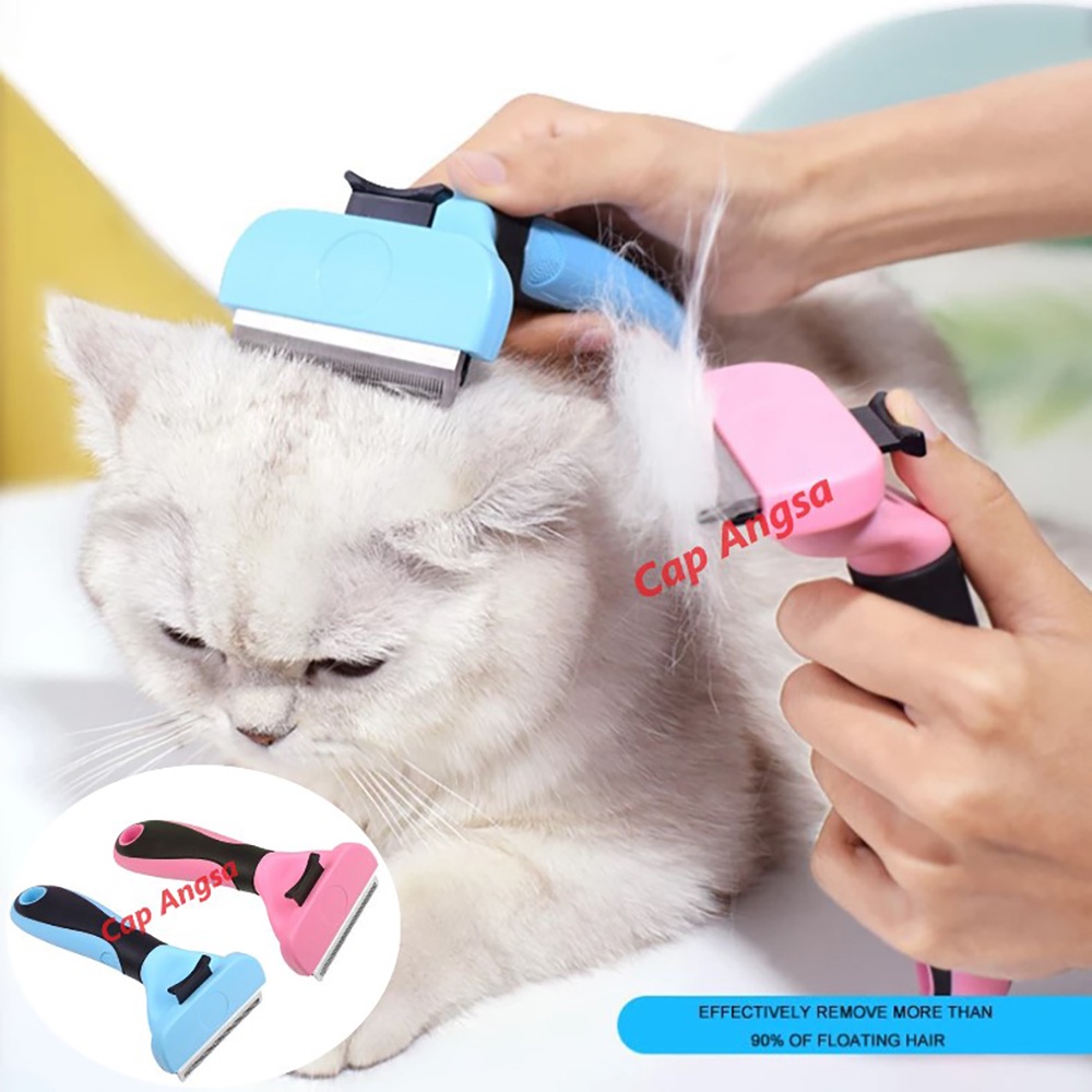 SISIR CUKUR HEWAN ANJING KUCING KNIFE SHEDDING TRIMMER KNOT COMB BRUSH GROMING DOG CAT HAIR REMOVER