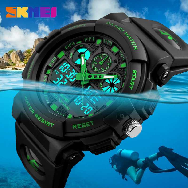 Jam Tangan Analog Digital Pria Original SKMEI Water Resistant 50m - AD1270