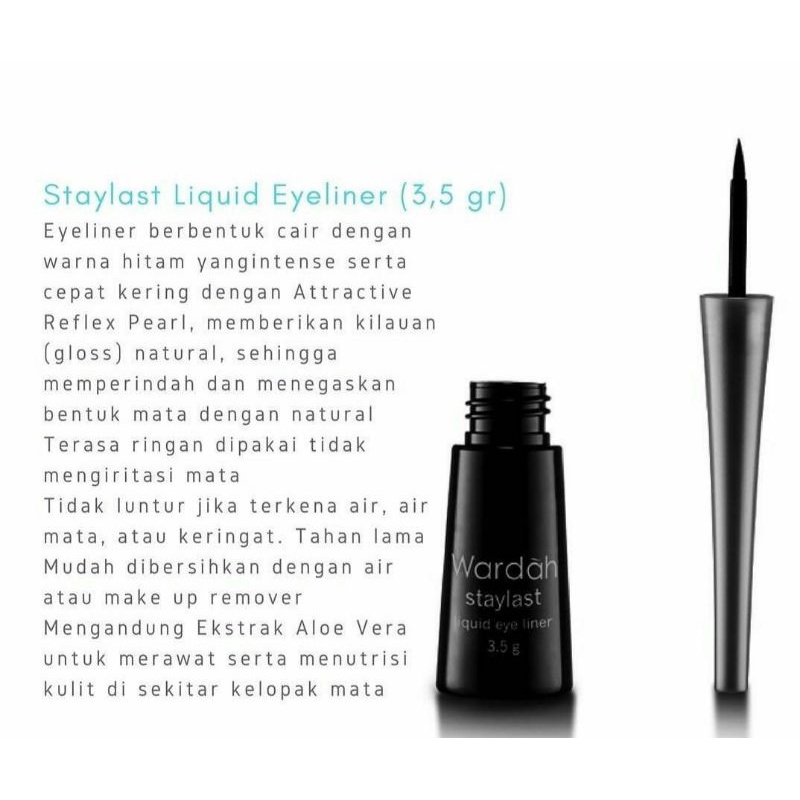 Wardah eyeXpert staylast liquid eyeliner