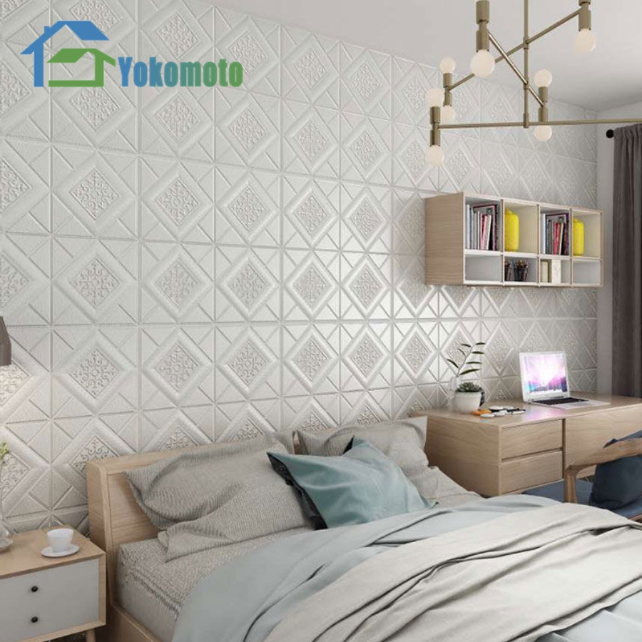 3D Wallpaper Dinding Drick Foam Plafon Dekorasi Dinding Kamar Tidur DIY Rumah High Quality-1