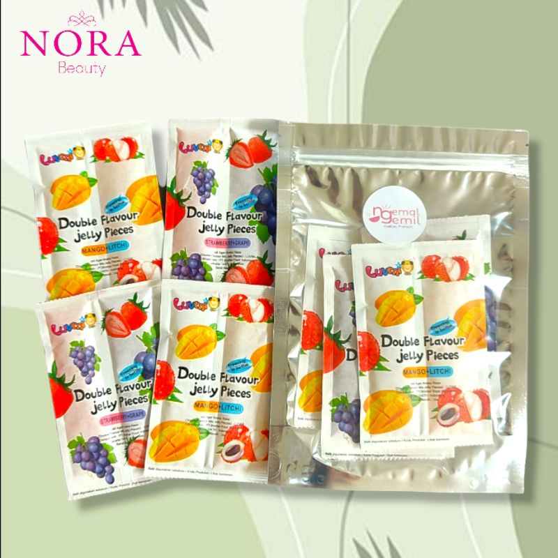 

Cemilan Double Flavor Jelly Mix (Harga Perbungkus)