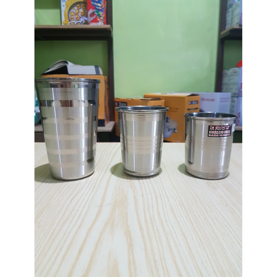 Gelas Stainless Steel Rosh 8Cm