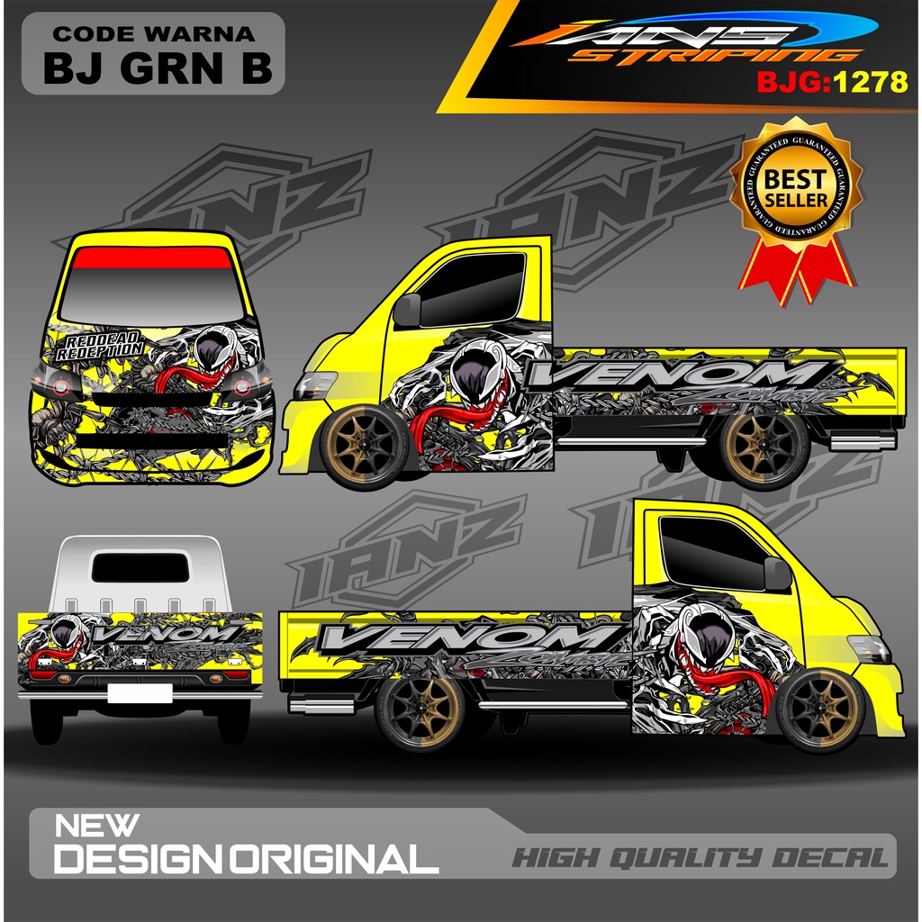 DECAL STIKER PICK UP GRANMAX CARRY L300 FULL BODY / DECAL STIKER GRANMAX FREE REQUEST / VARIASI STIKER FULL BODY / STIKER PICK UP / STICKER GRANMAX