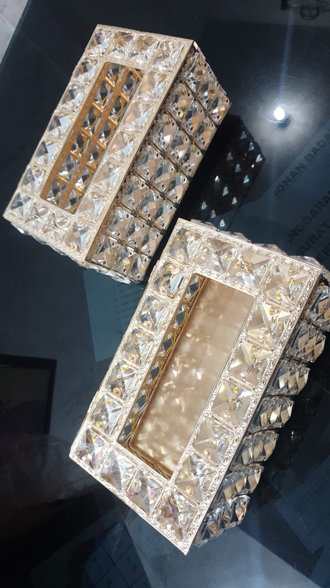 Crystal Tissue Box | Tempat Tissue | Kotak Tissue |