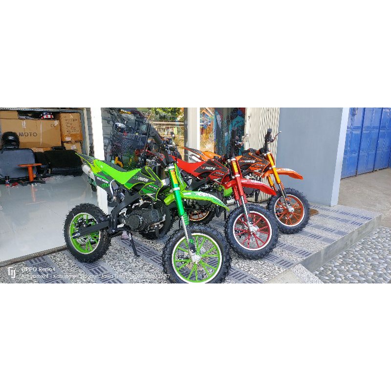 Motor mini trail Trail mini anak pocket bike New
