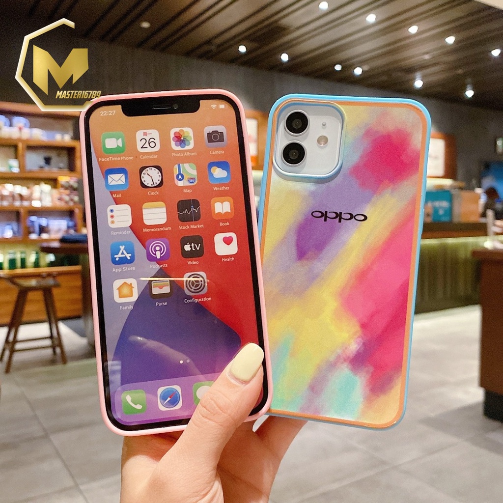 SS044 SOFTCASE RAINBOW OPPO A1K C2 A3S A5S F9 A7 A12 F1S RENO 4 4F 5F A59 A11K MA2097